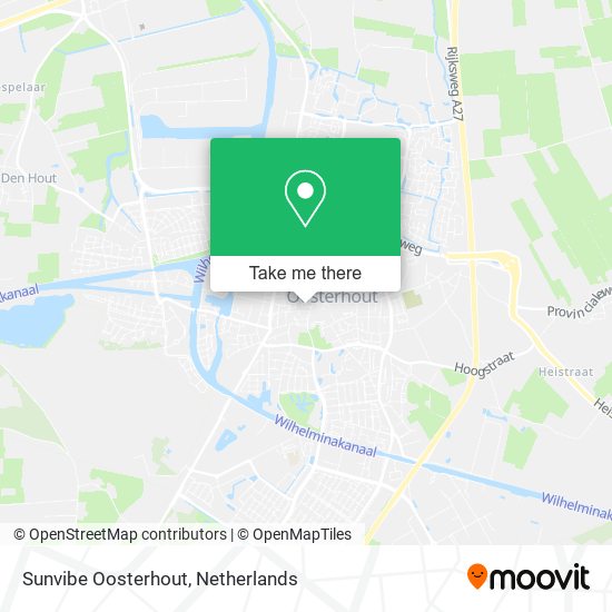 Sunvibe Oosterhout Karte