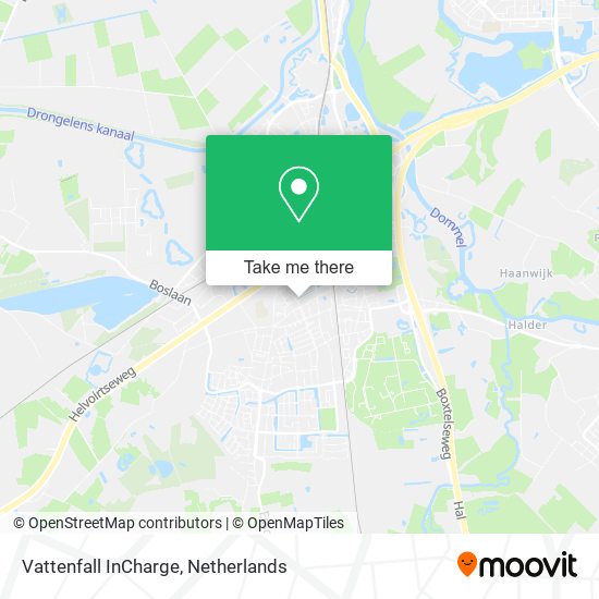 Vattenfall InCharge map