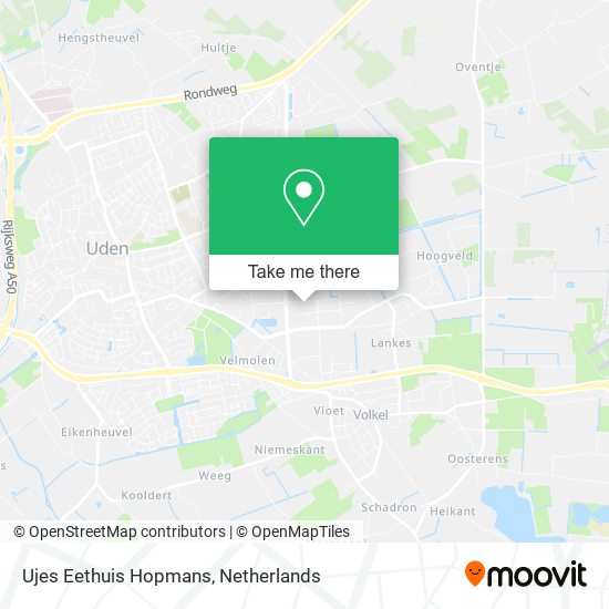 Ujes Eethuis Hopmans map