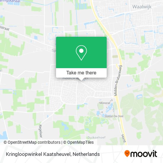 Kringloopwinkel Kaatsheuvel map