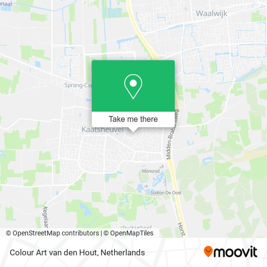 Colour Art van den Hout map