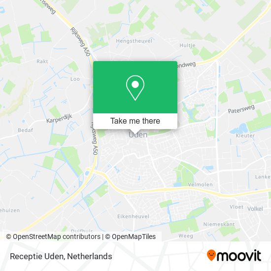 Receptie Uden map