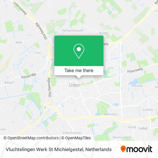 Vluchtelingen Werk St Michielgestel map