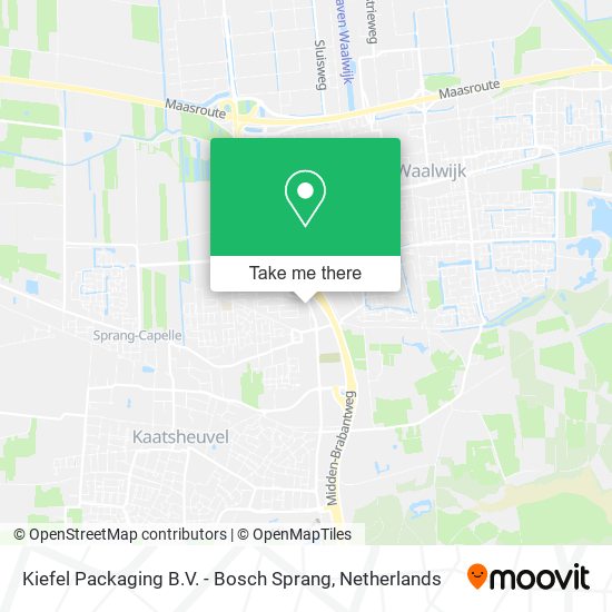 Kiefel Packaging B.V. - Bosch Sprang map