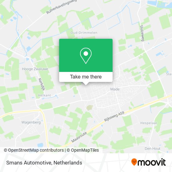 Smans Automotive map