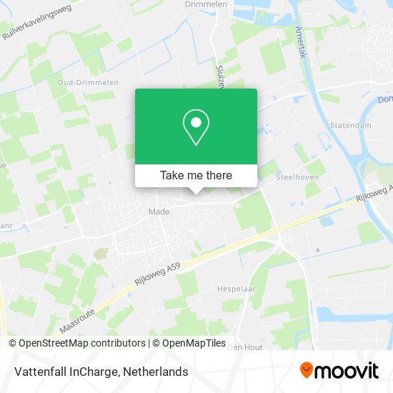 Vattenfall InCharge map