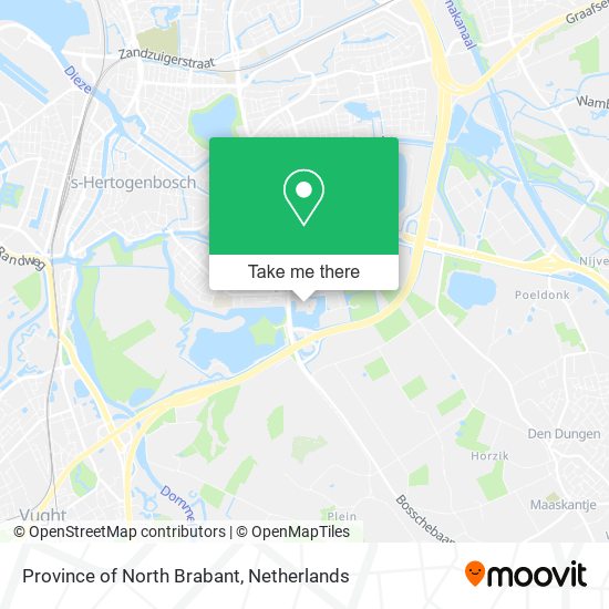 Province of North Brabant map