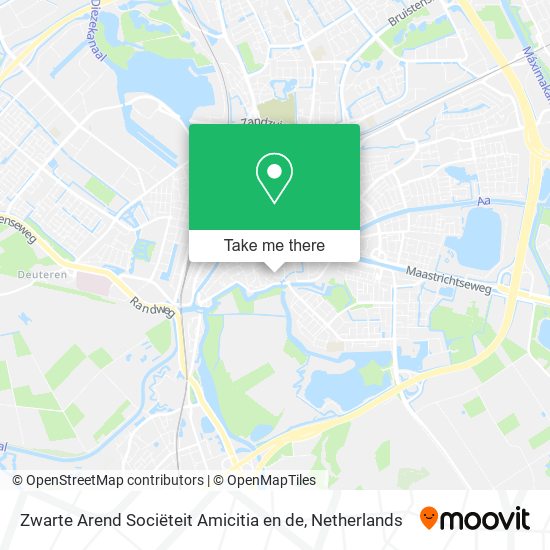 Zwarte Arend Sociëteit Amicitia en de map