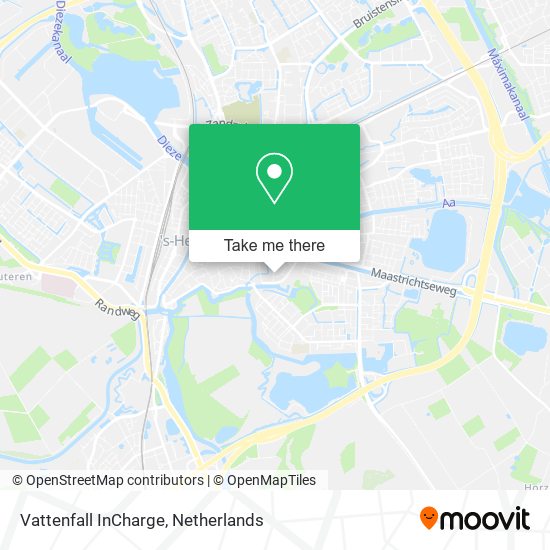 Vattenfall InCharge map