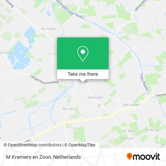 M Kremers en Zoon map