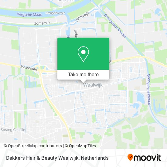 Dekkers Hair & Beauty Waalwijk map