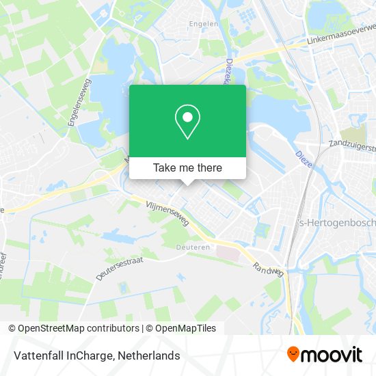 Vattenfall InCharge map