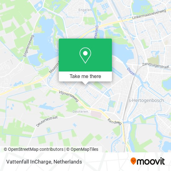 Vattenfall InCharge map