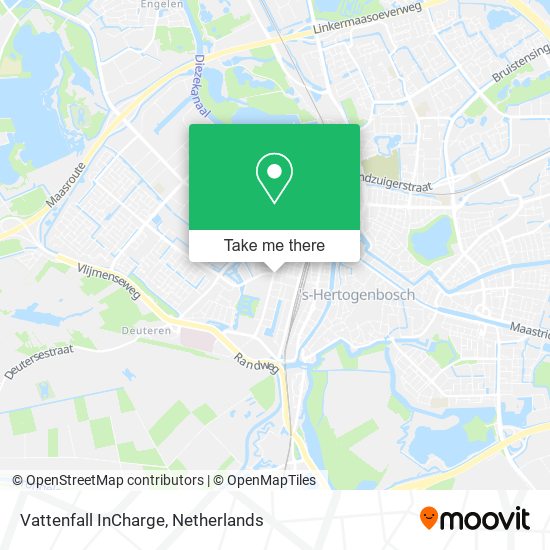 Vattenfall InCharge map