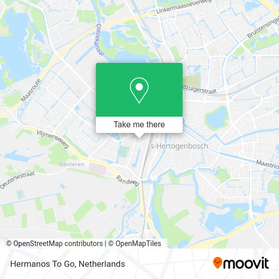 Hermanos To Go map