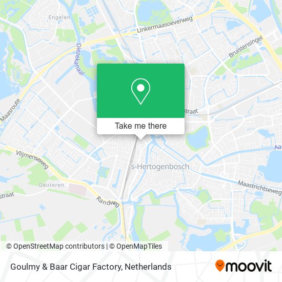 Goulmy & Baar Cigar Factory map