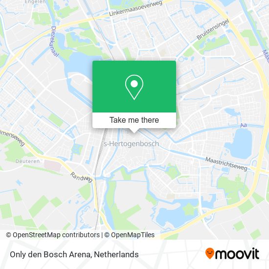Only den Bosch Arena Karte