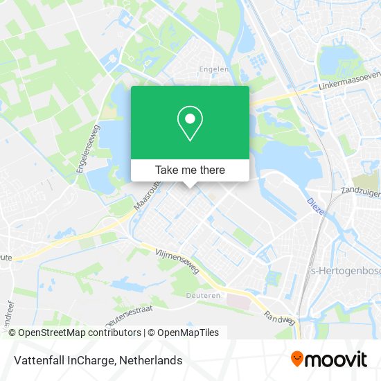 Vattenfall InCharge map