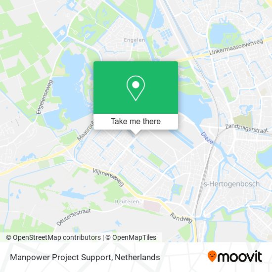 Manpower Project Support map