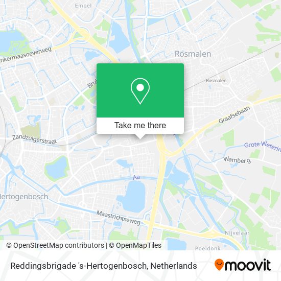 Reddingsbrigade 's-Hertogenbosch map
