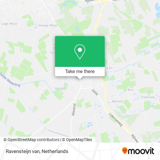 Ravensteijn van map