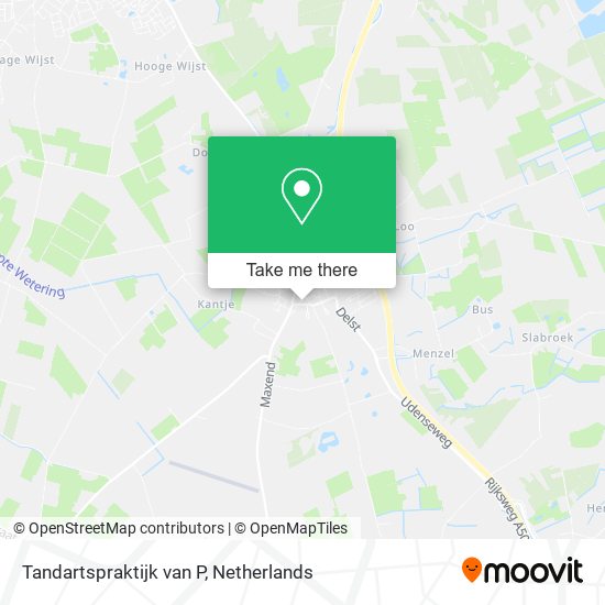 Tandartspraktijk van P map