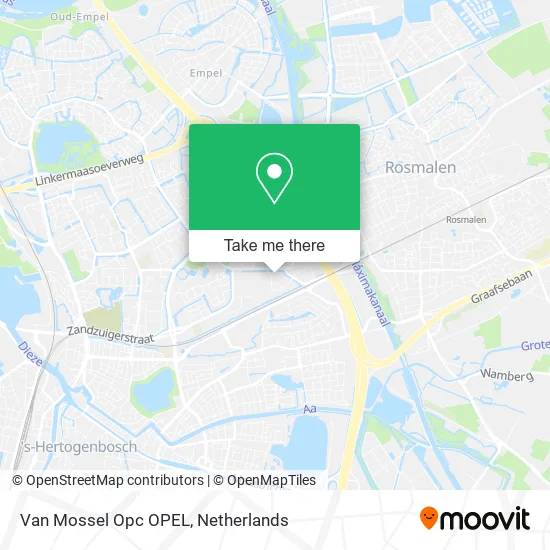 Van Mossel Opc OPEL map