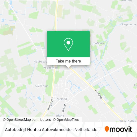 Autobedrijf Hontec Autovakmeester Karte