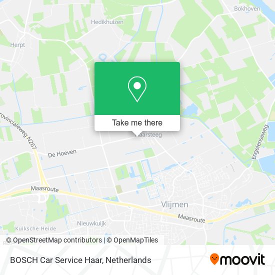 BOSCH Car Service Haar map