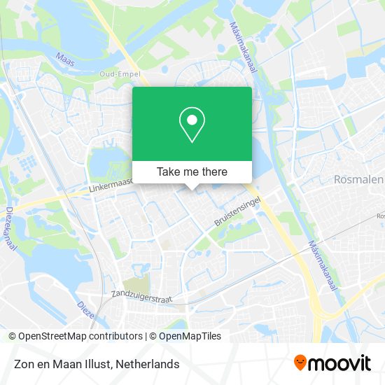 Zon en Maan Illust map