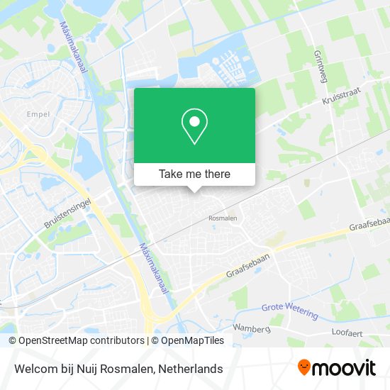 Welcom bij Nuij Rosmalen Karte