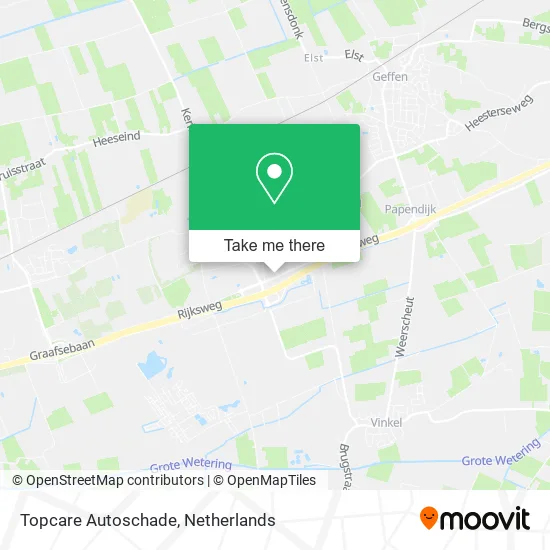 Topcare Autoschade map