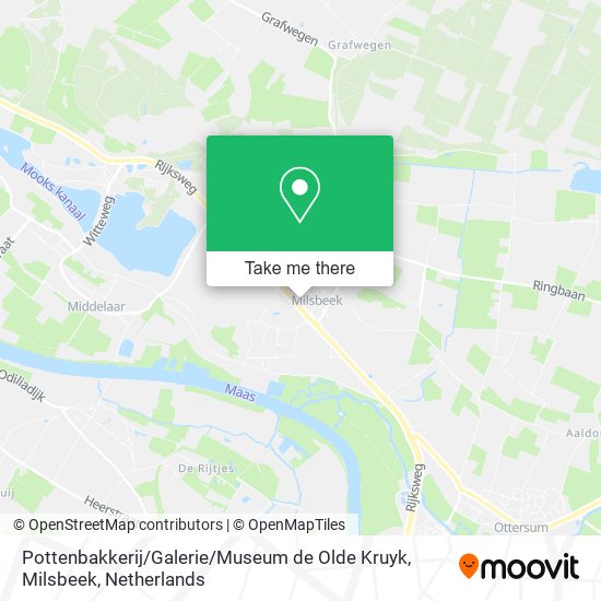 Pottenbakkerij / Galerie / Museum de Olde Kruyk, Milsbeek map
