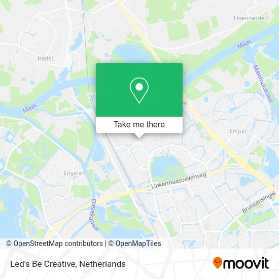 Led's Be Creative map