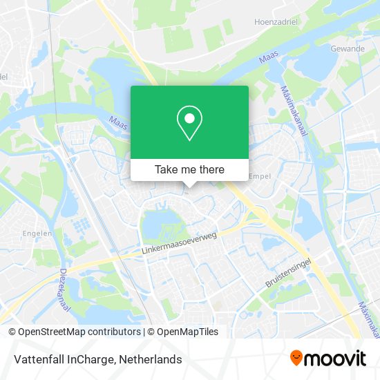 Vattenfall InCharge map