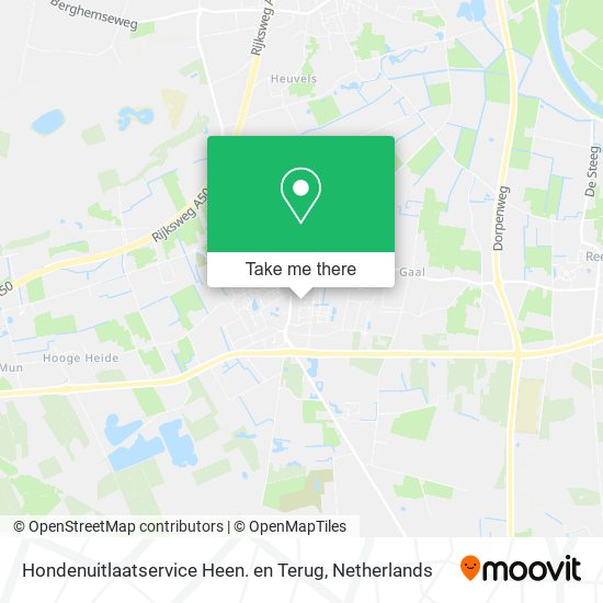 Hondenuitlaatservice Heen. en Terug map