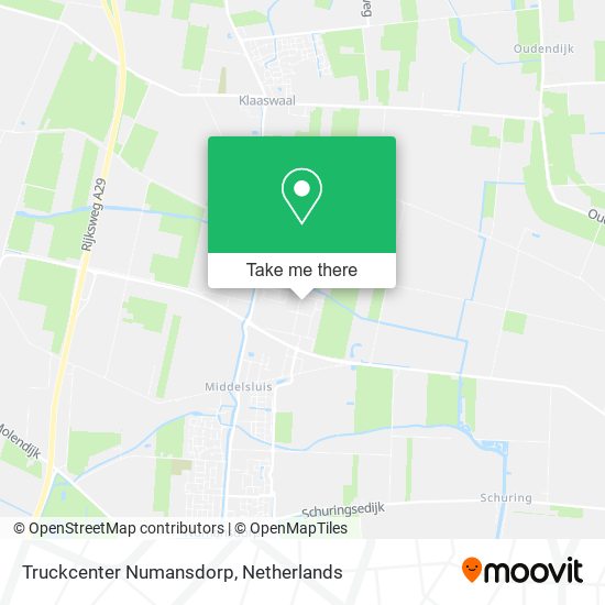 Truckcenter Numansdorp Karte