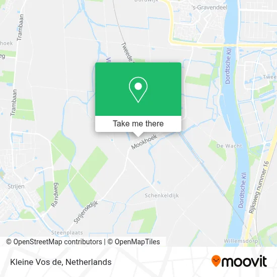 Kleine Vos de map