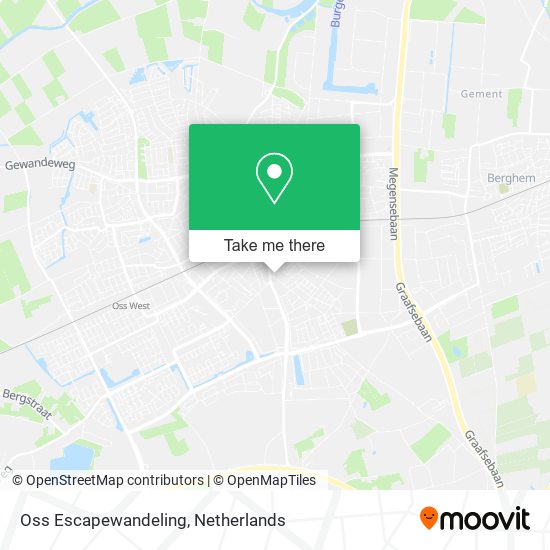 Oss Escapewandeling map