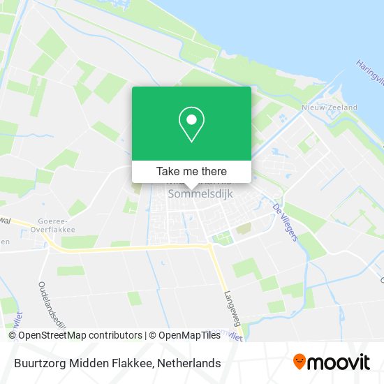 Buurtzorg Midden Flakkee map