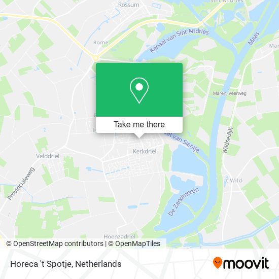 Horeca 't Spotje map