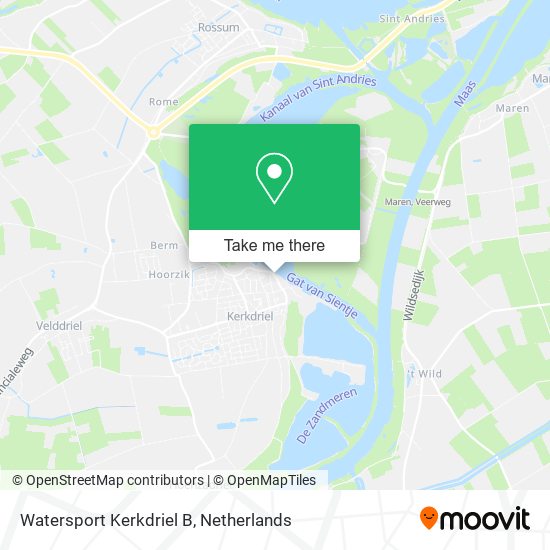 Watersport Kerkdriel B map