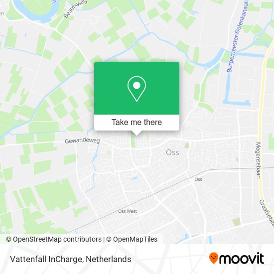 Vattenfall InCharge map