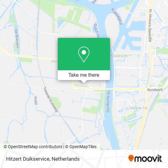 Hitzert Duikservice map