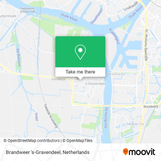 Brandweer 's-Gravendeel Karte