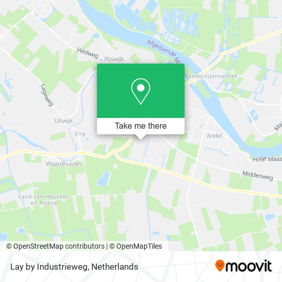 Lay by Industrieweg map