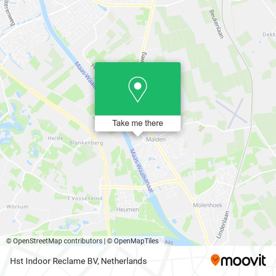 Hst Indoor Reclame BV map