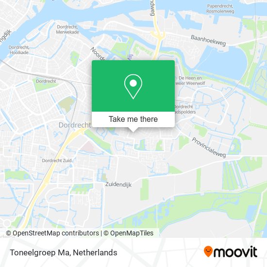 Toneelgroep Ma map