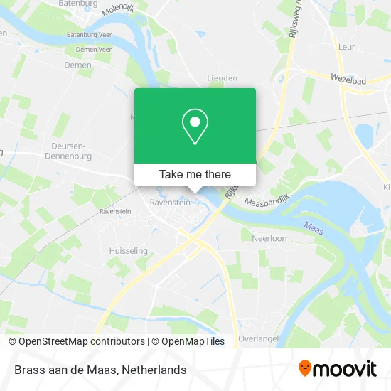 Brass aan de Maas map