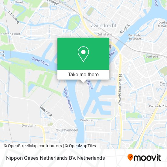 Nippon Gases Netherlands BV map